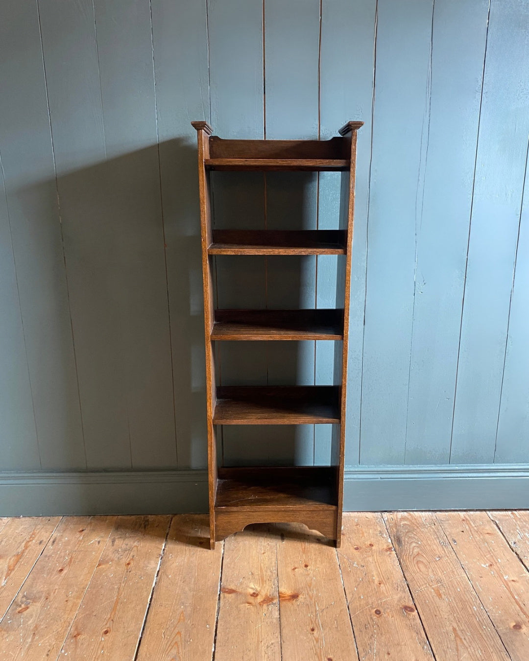 1920s Oak Open Bookcase