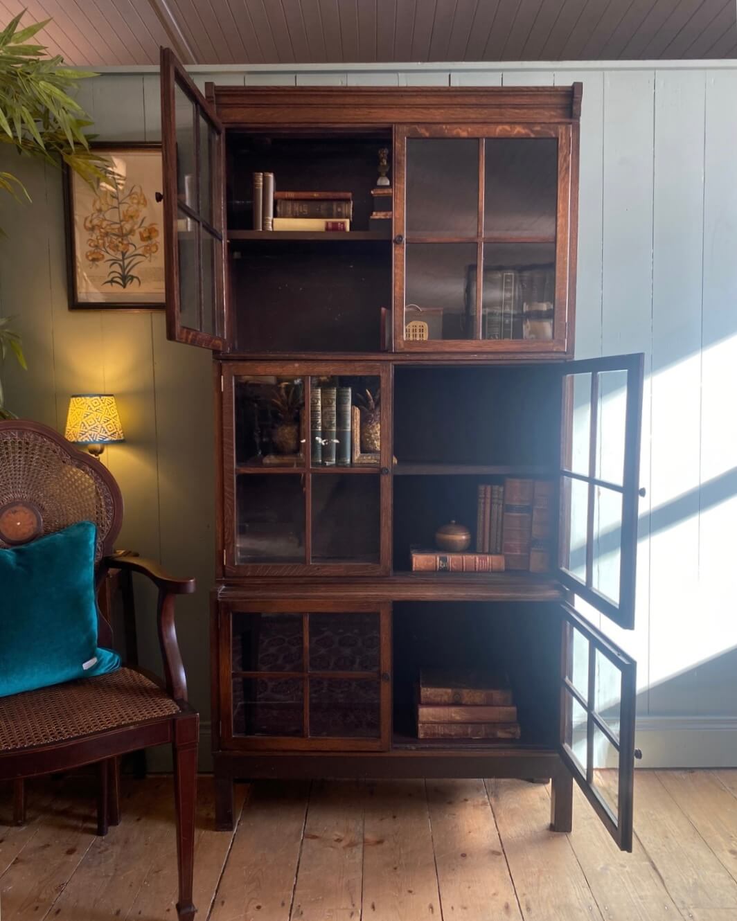 1930's Oak Stacking Bookcase