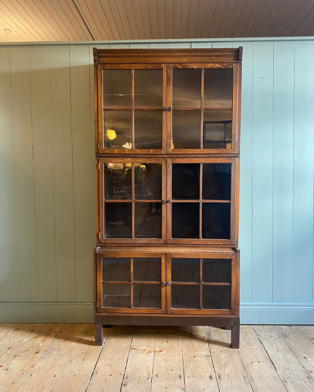 1930's Oak Stacking Bookcase