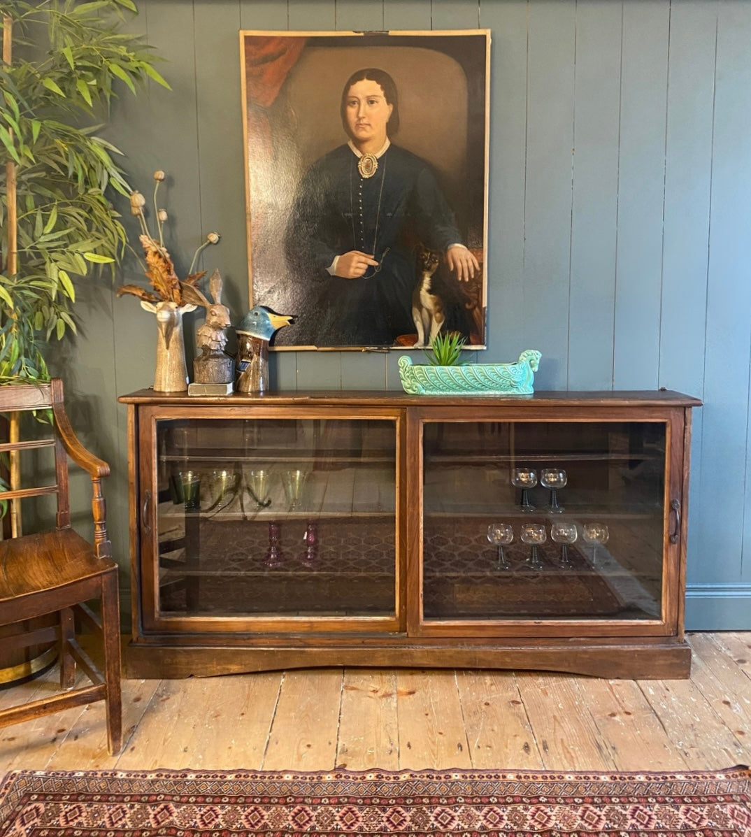 1930's Oak Tobacconist's Cabinet