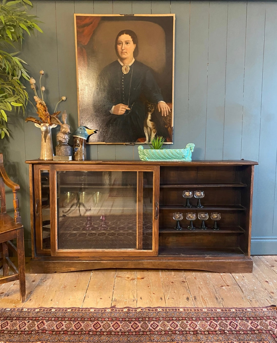 1930's Oak Tobacconist's Cabinet