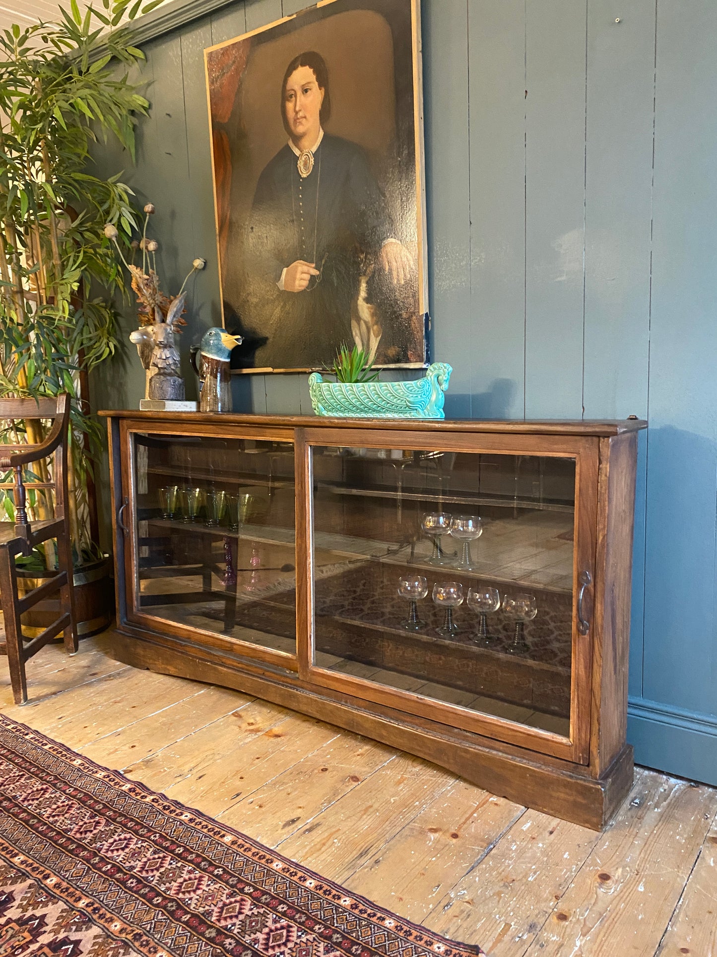 1930's Oak Tobacconist's Cabinet