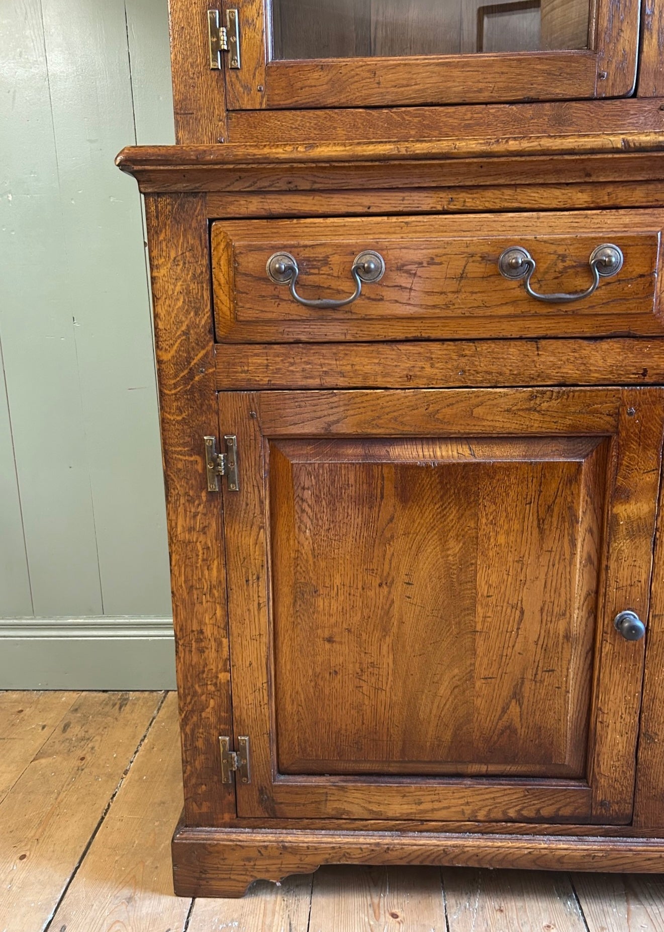 Solid Oak Bookcase c1940s
