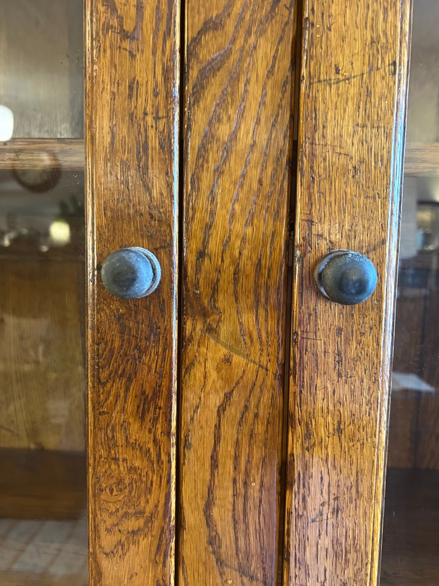 Solid Oak Bookcase c1940s