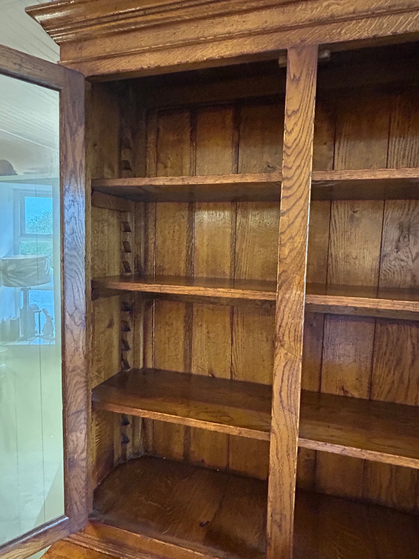 Solid Oak Bookcase c1940s