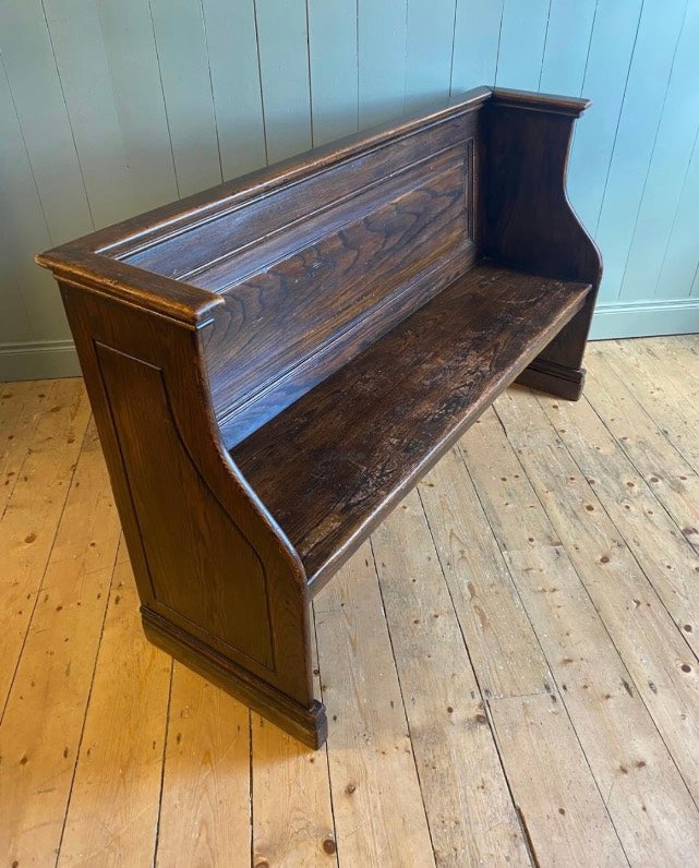 19th Century Oak Settle Bench