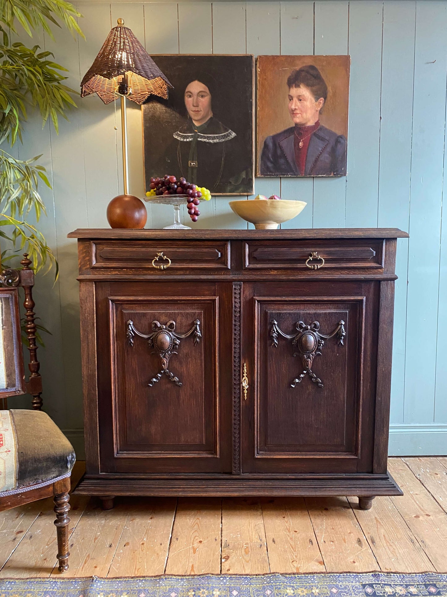 19th Century French Oak Buffet