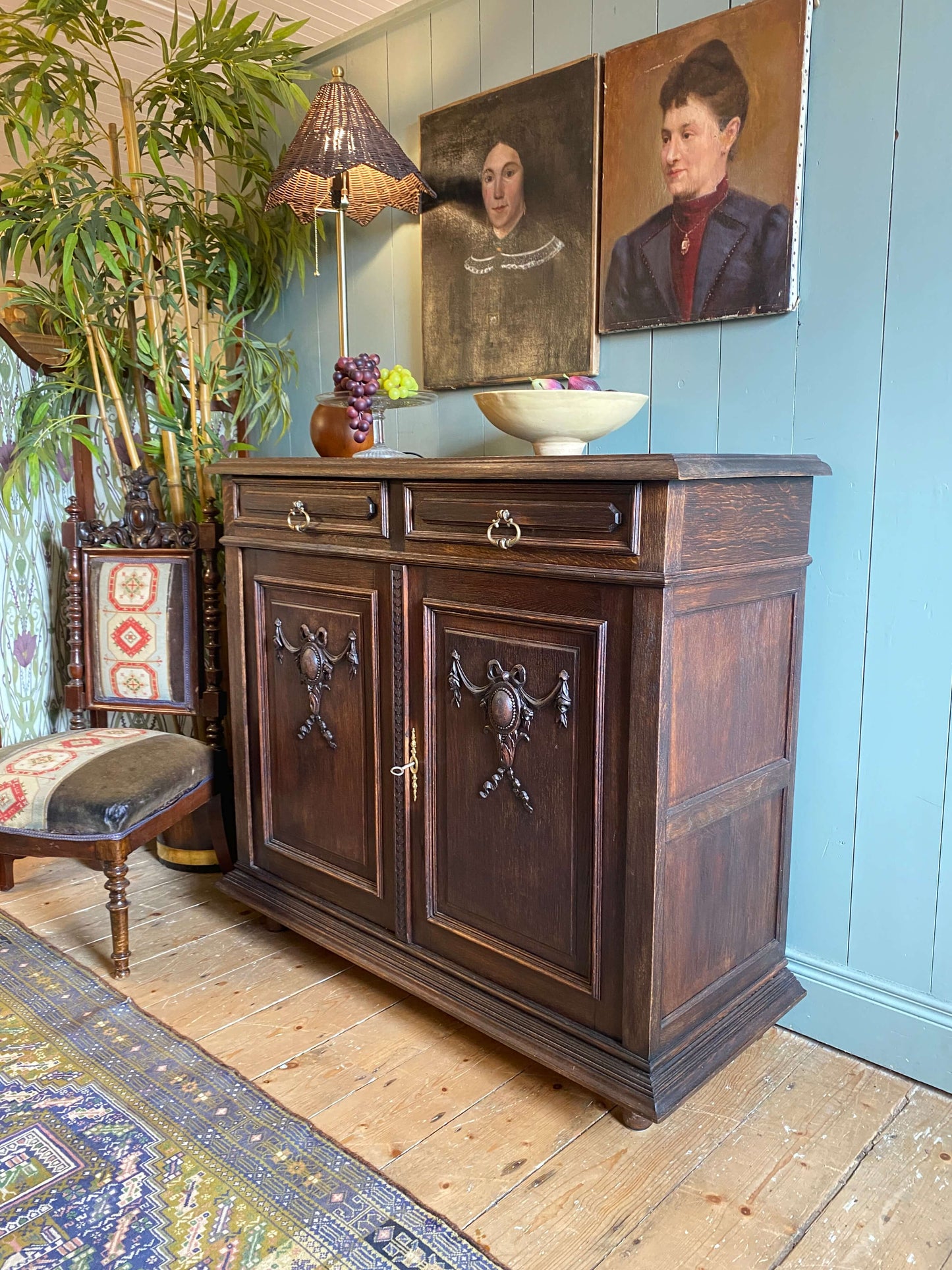 19th Century French Oak Buffet