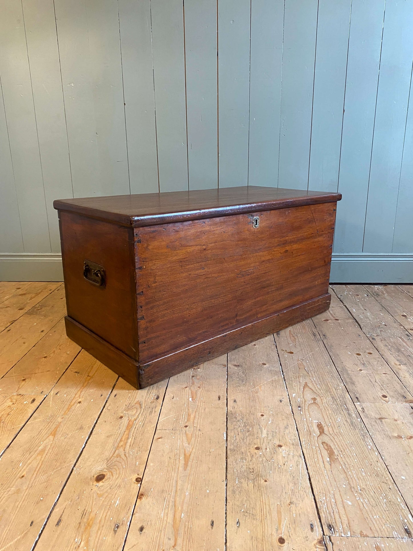 19th Century Mahogany Blanket Box