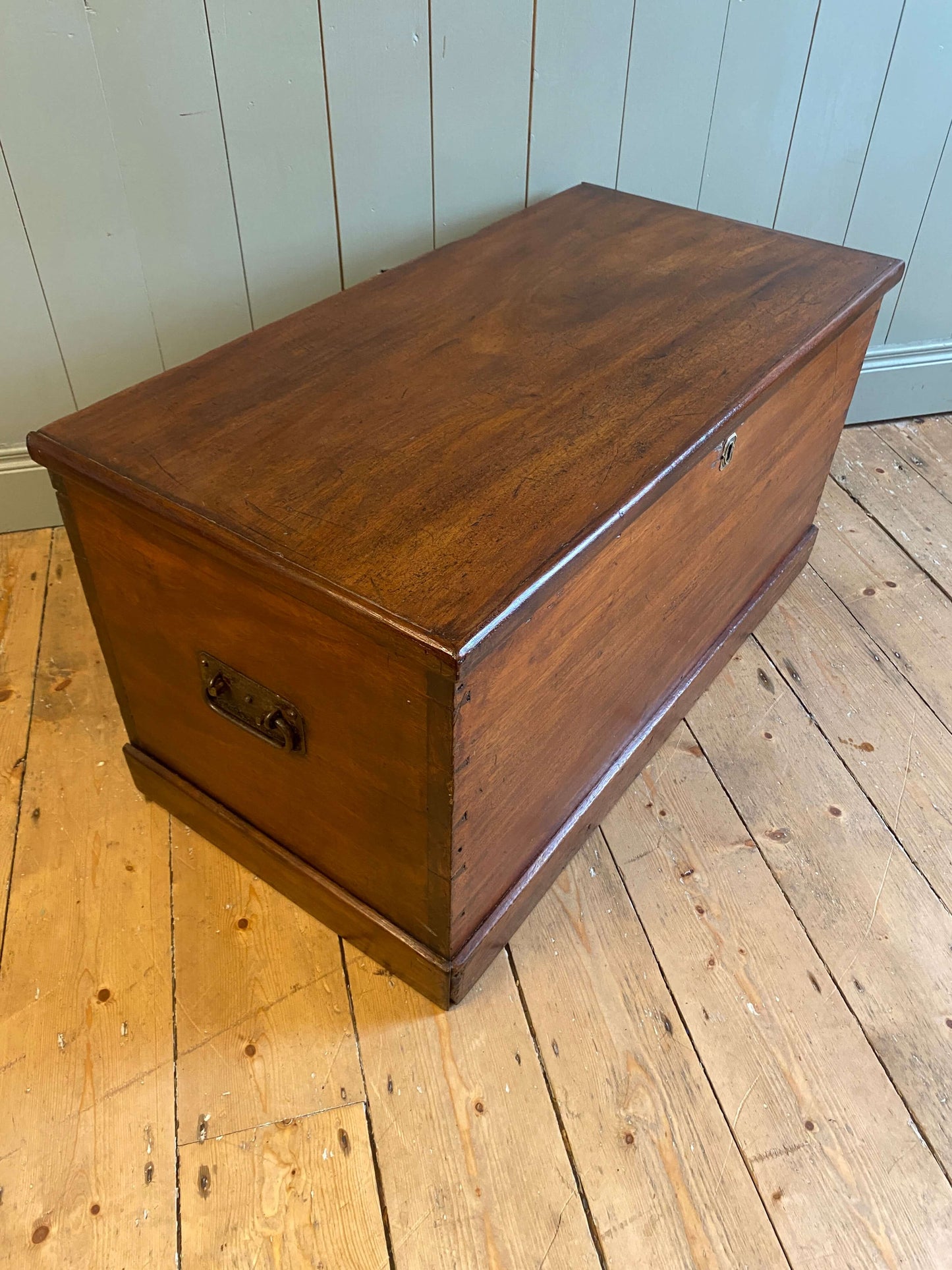 19th Century Mahogany Blanket Box