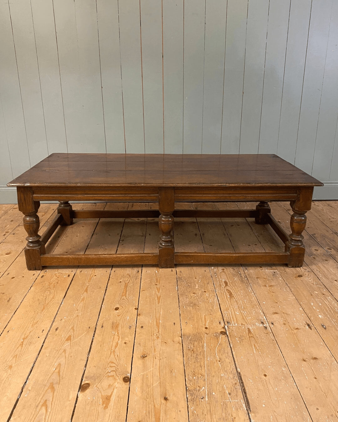 19th Century Solid Oak Coffee Table