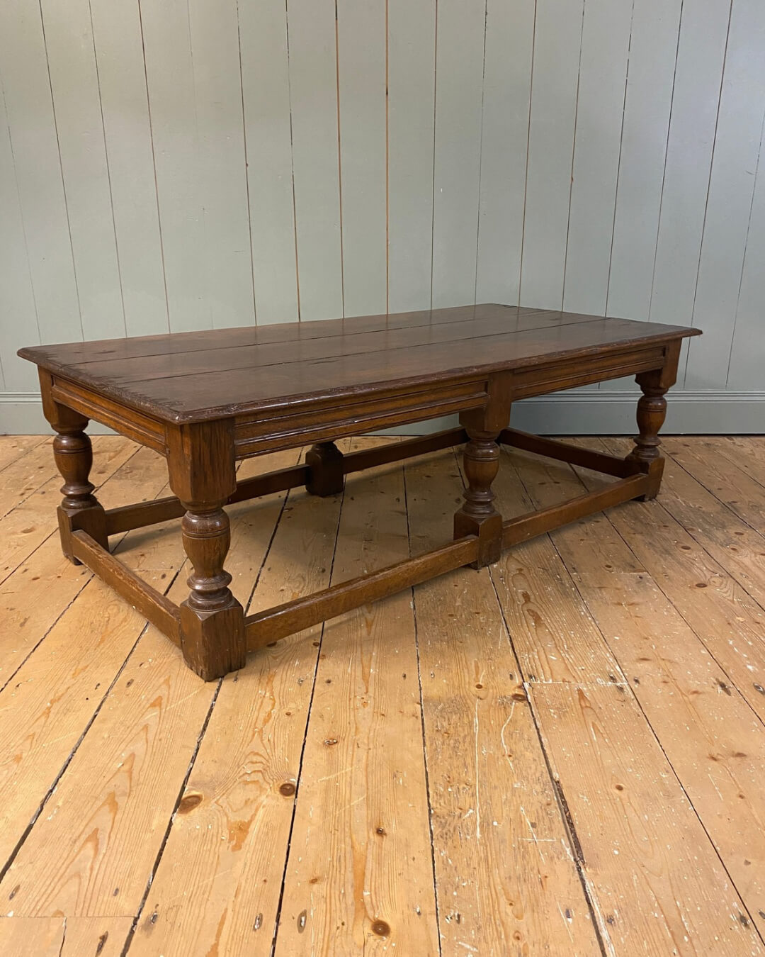 19th Century Solid Oak Coffee Table