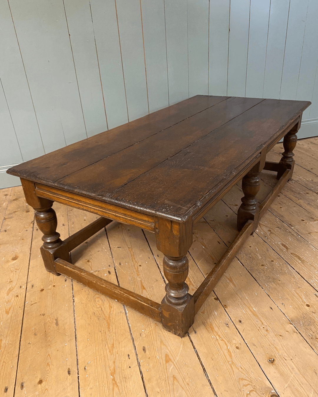 19th Century Solid Oak Coffee Table