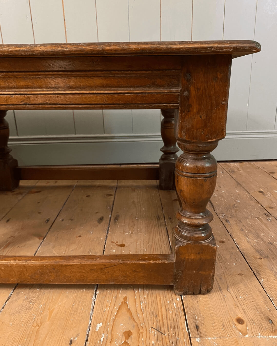 19th Century Solid Oak Coffee Table