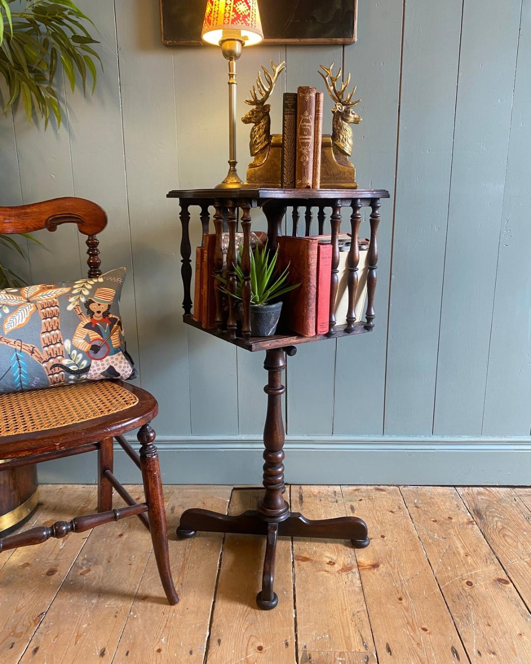 Revolving Bookcase on Stand c1940