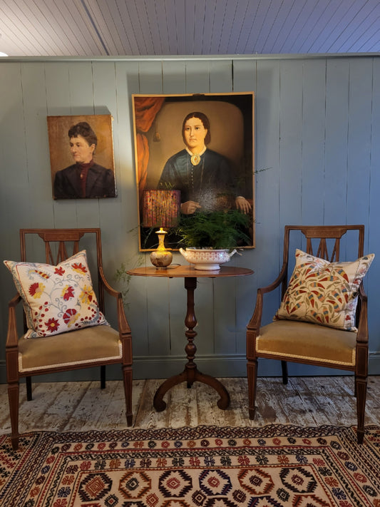 Pair of Inlaid Armchairs