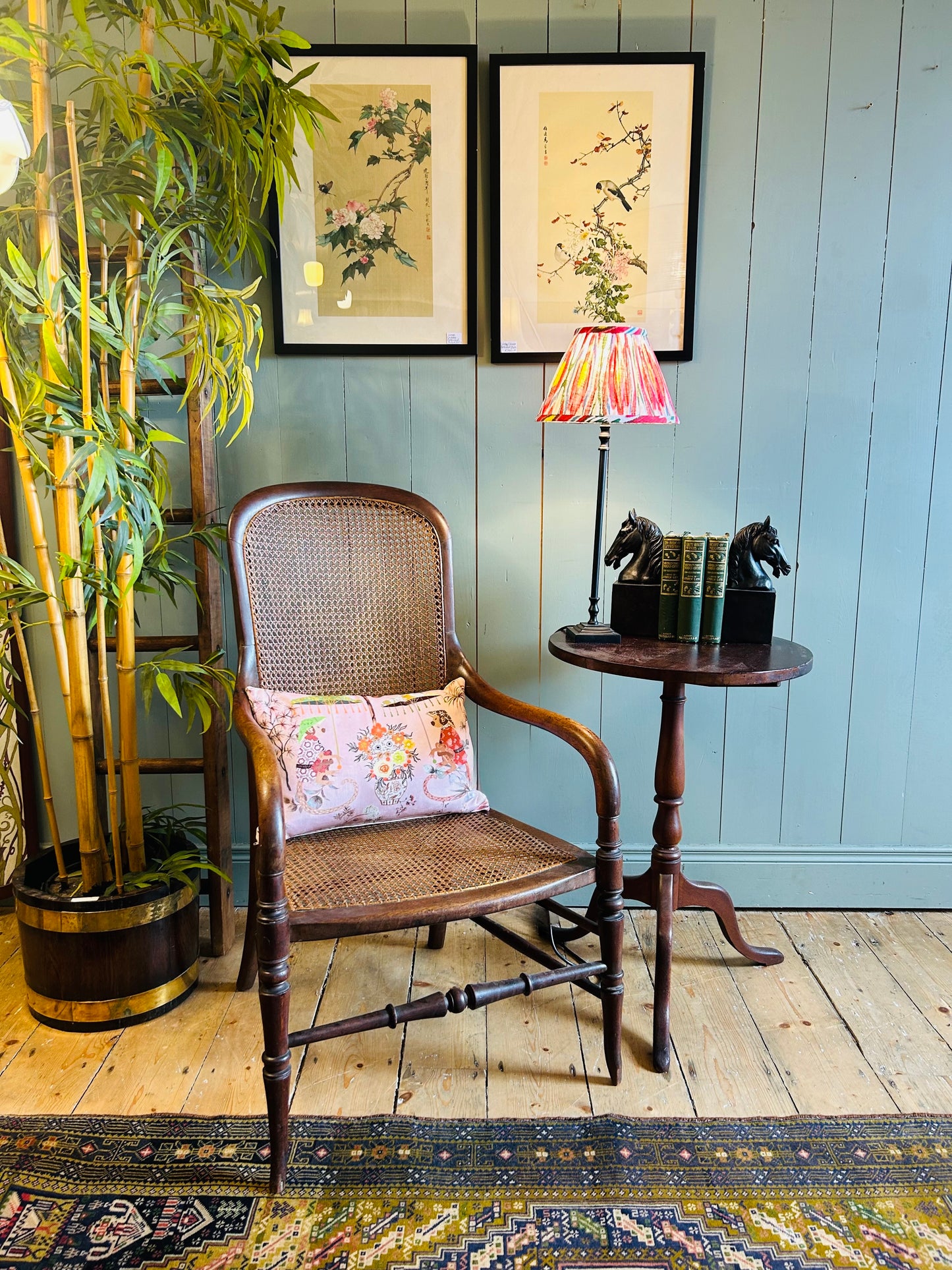 Victorian Bergère Armchair