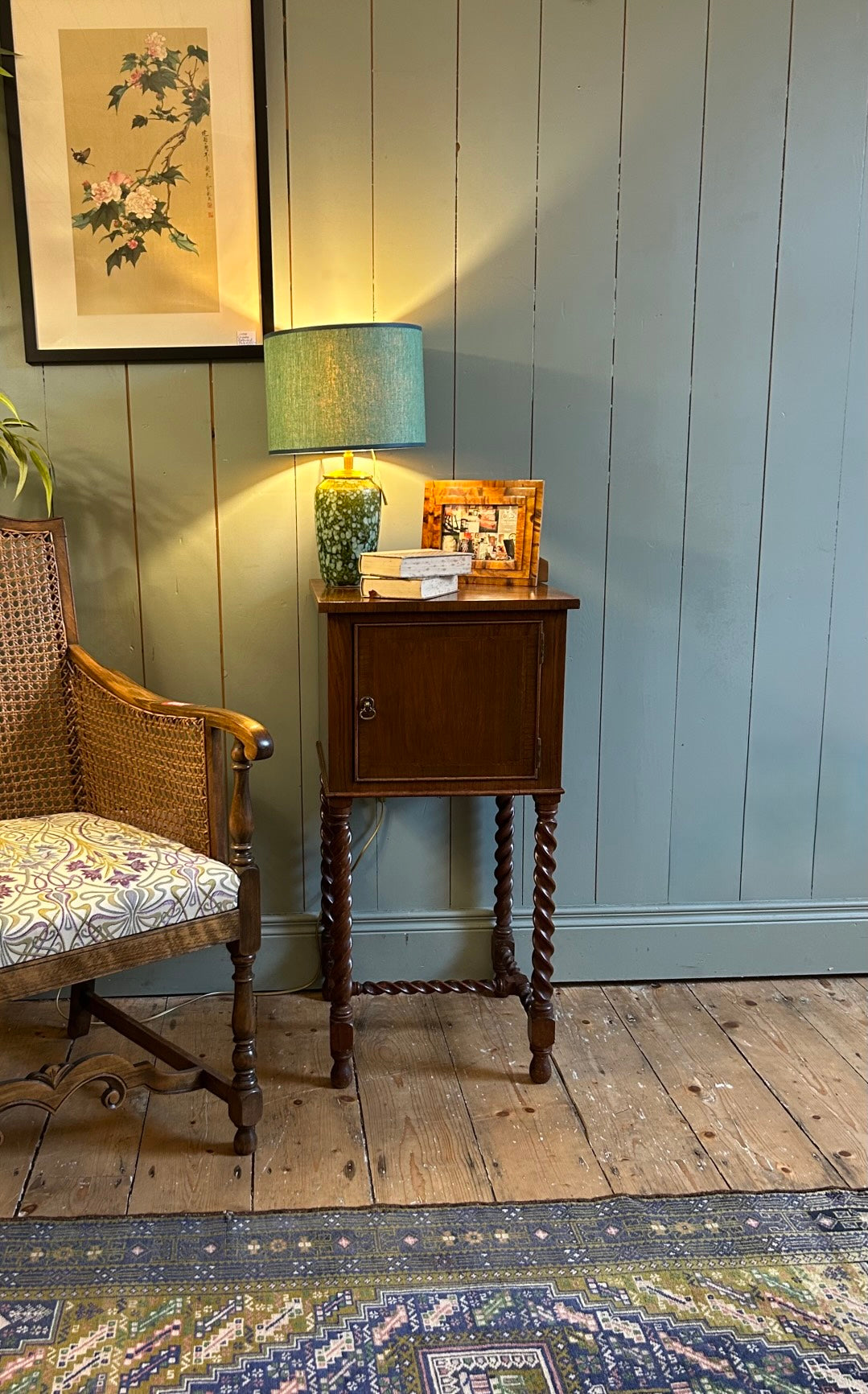 Antique Victorian Bedside Table