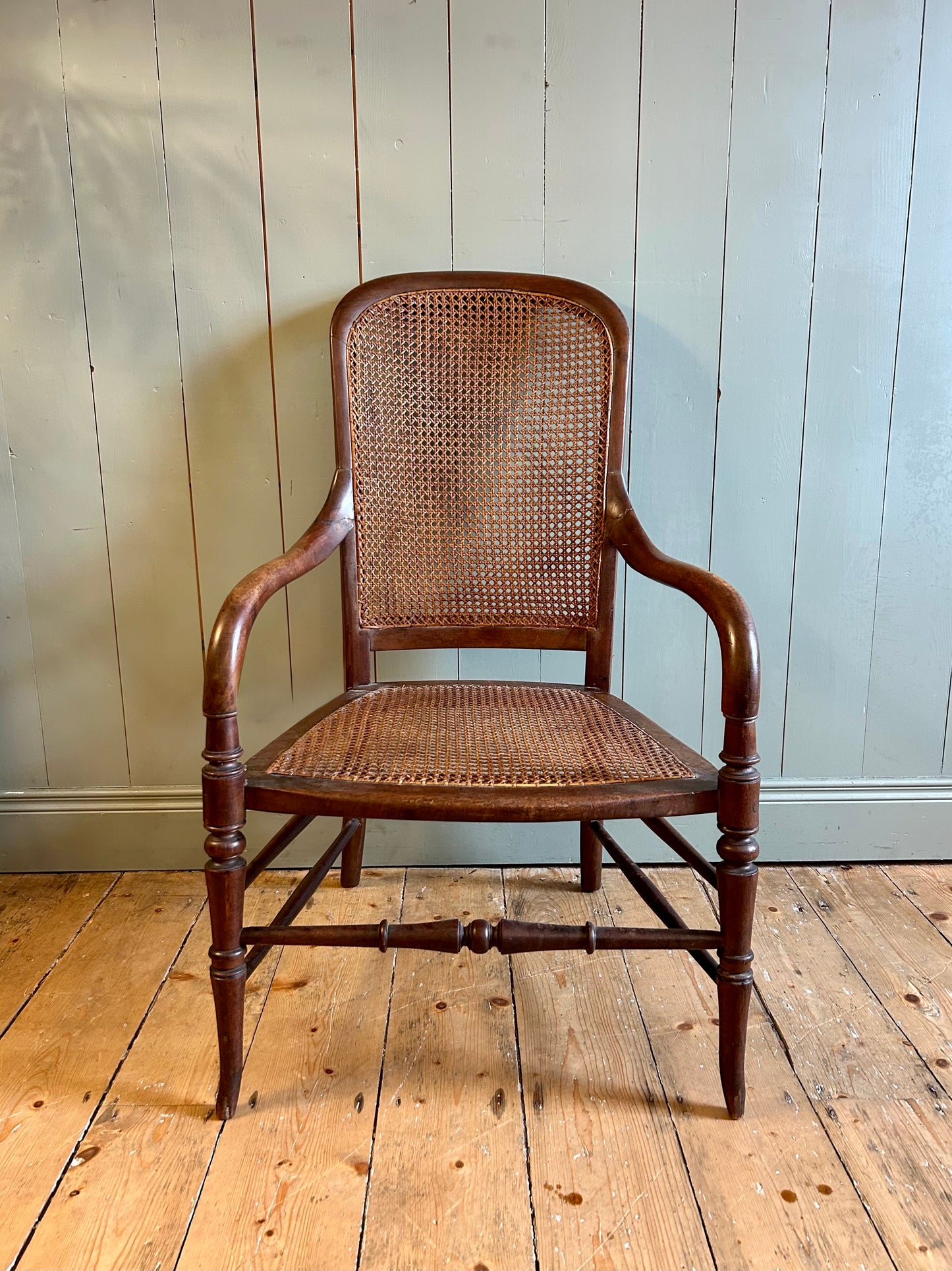 Victorian Bergère Armchair