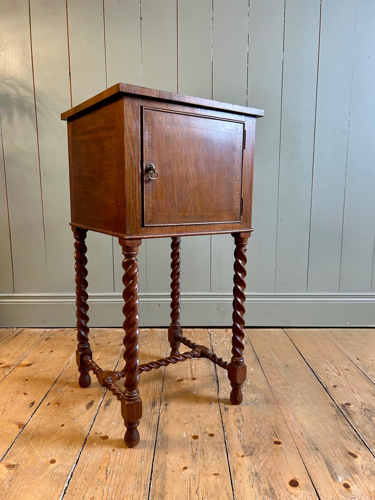 Antique Victorian Bedside Table