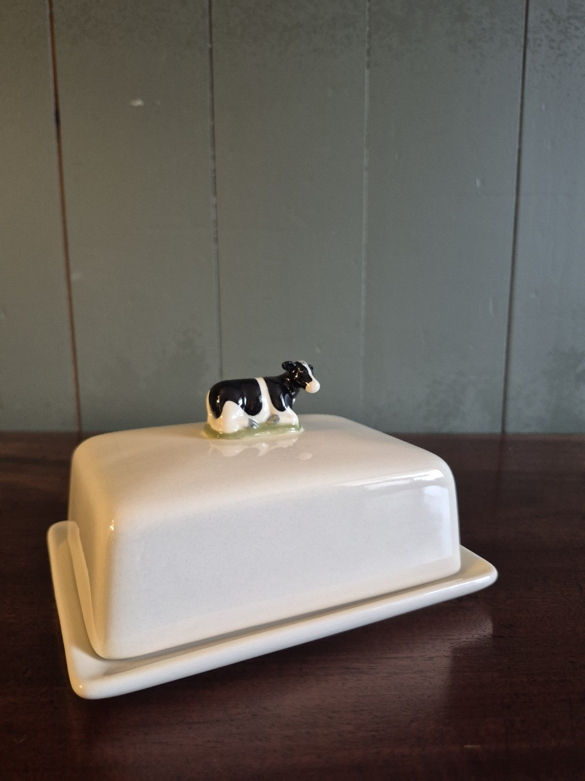 Friesian Cow Butter Dish