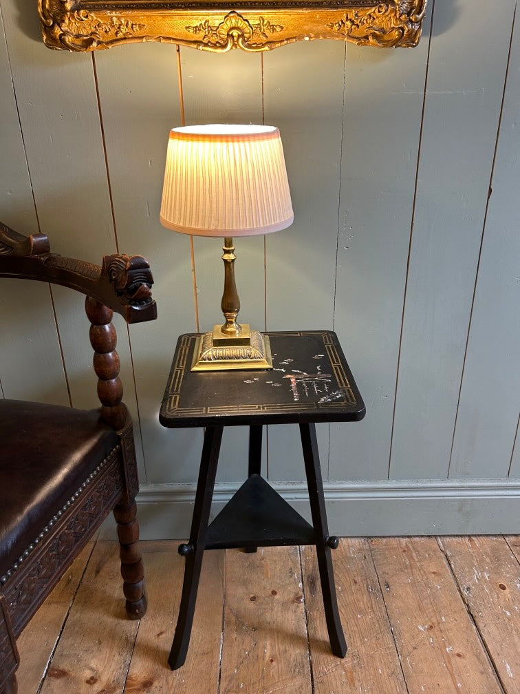 Small Japanned Side Table