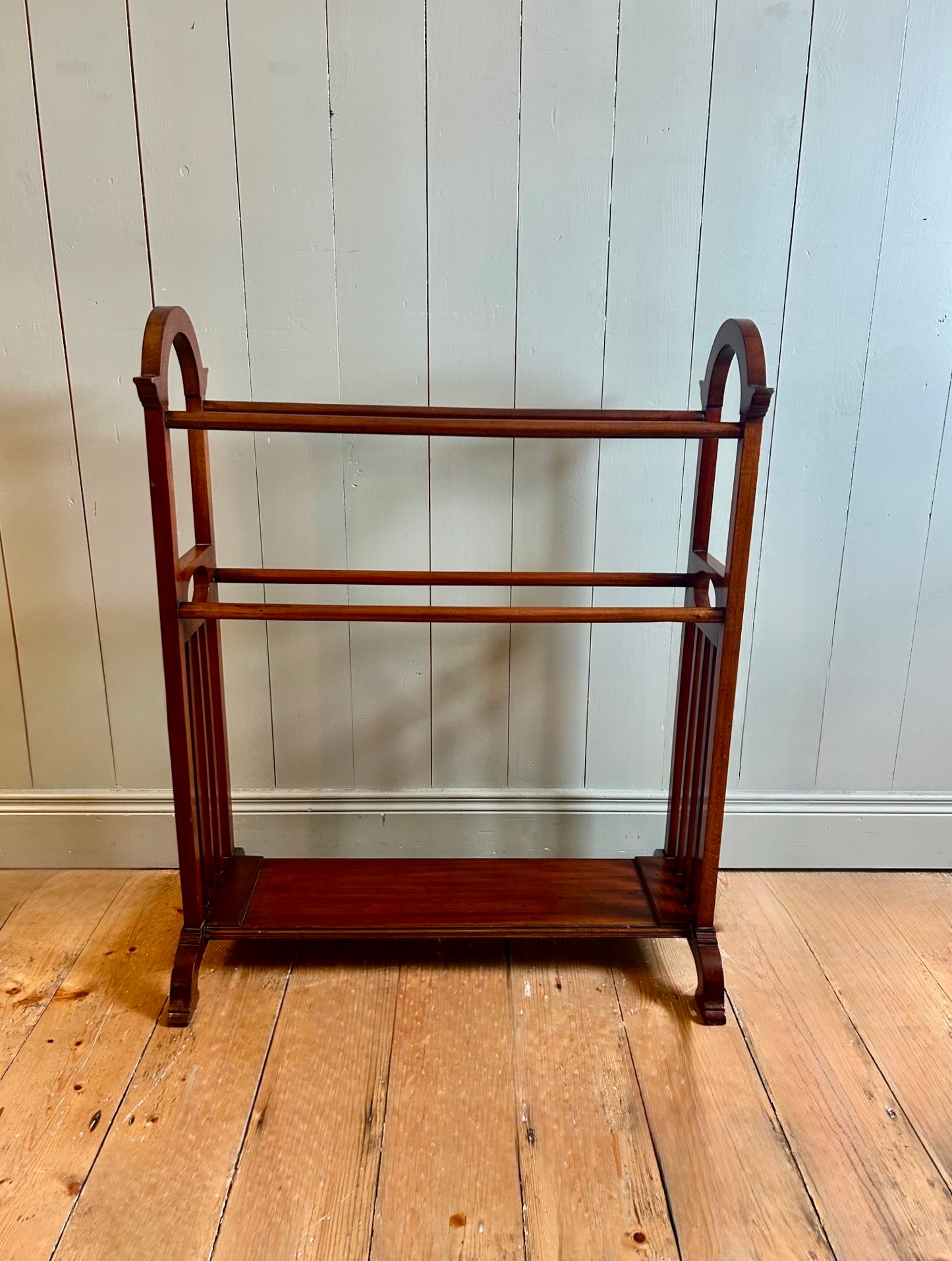 Arts & Crafts Mahogany Towel Rail