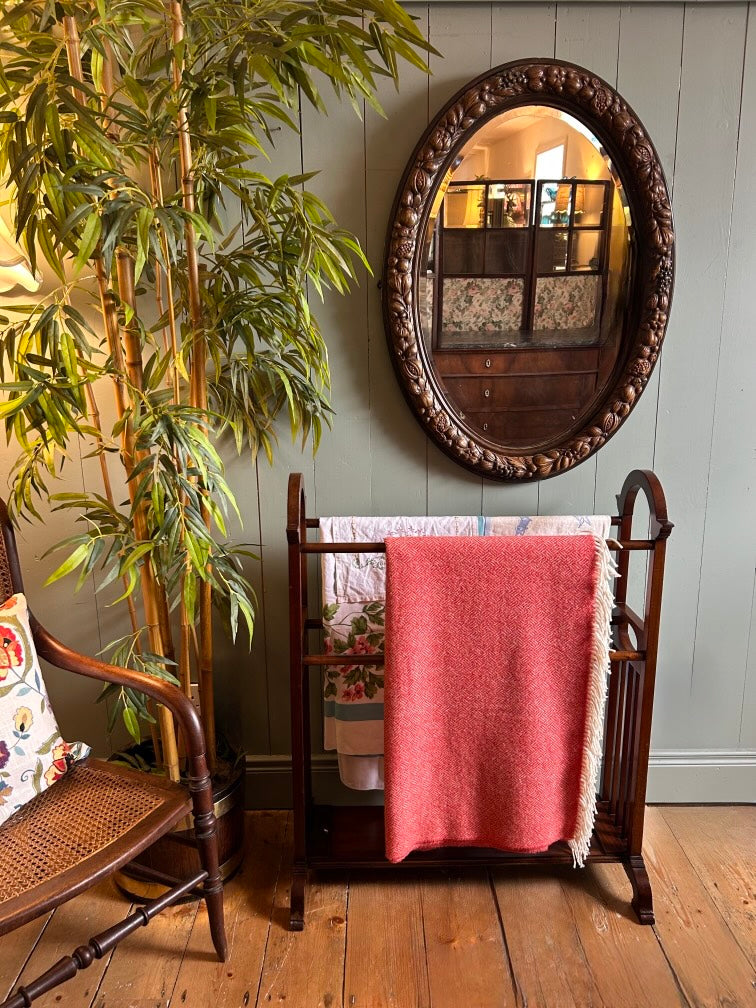Arts & Crafts Mahogany Towel Rail