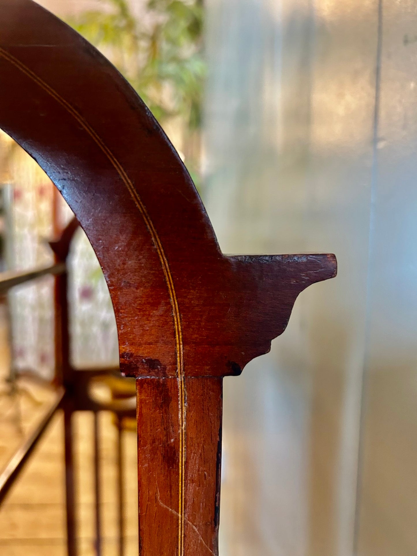 Arts & Crafts Mahogany Towel Rail