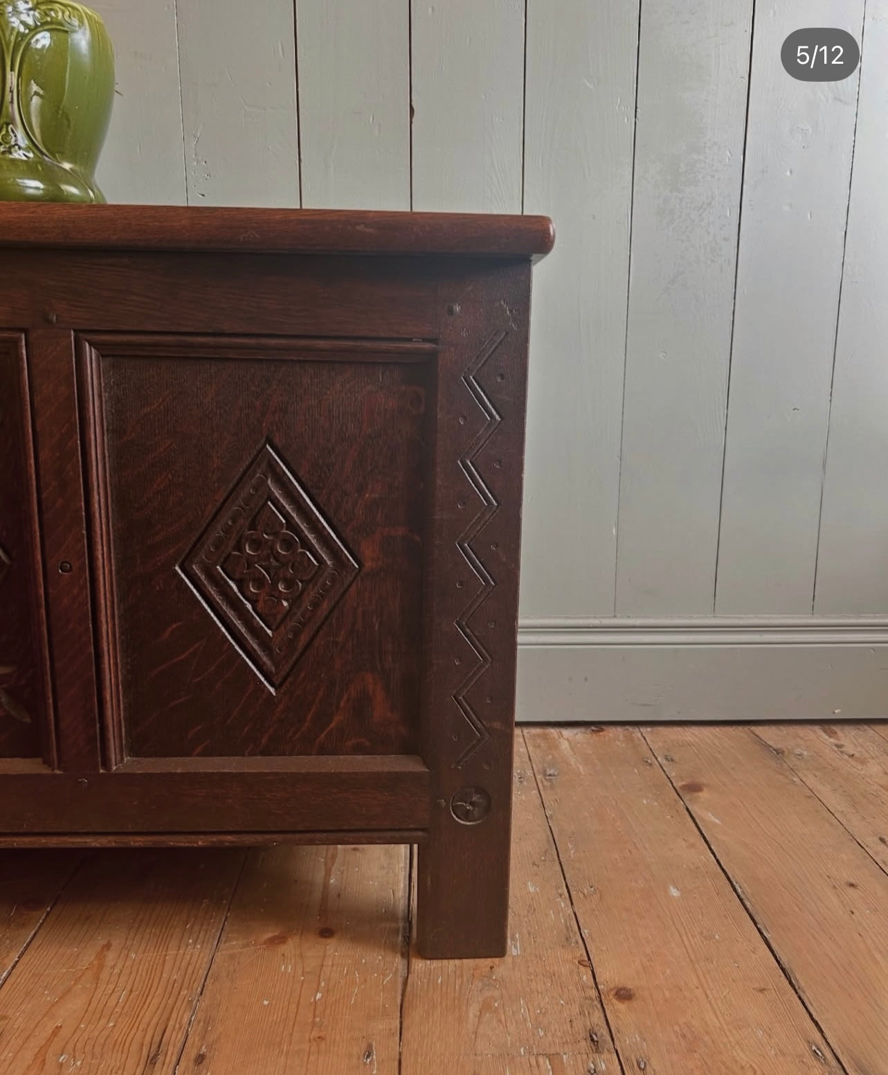Antique Oak Coffer/Chest c1930