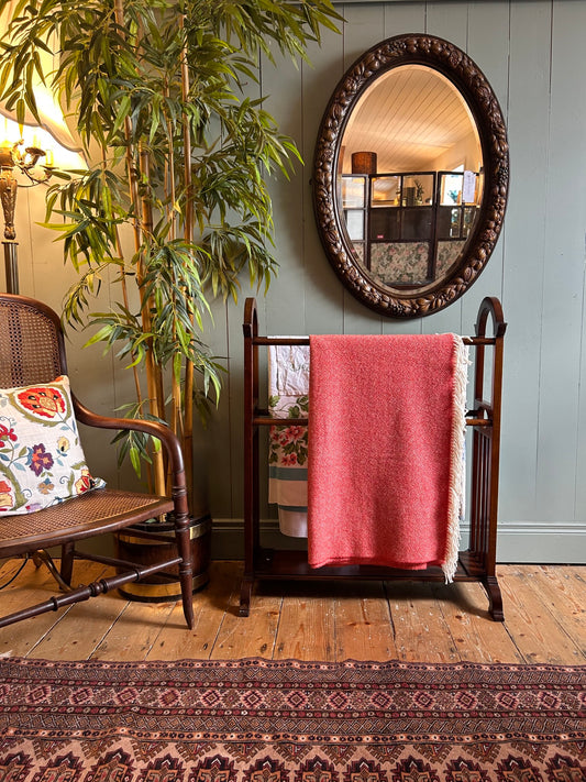 Arts & Crafts Mahogany Towel Rail