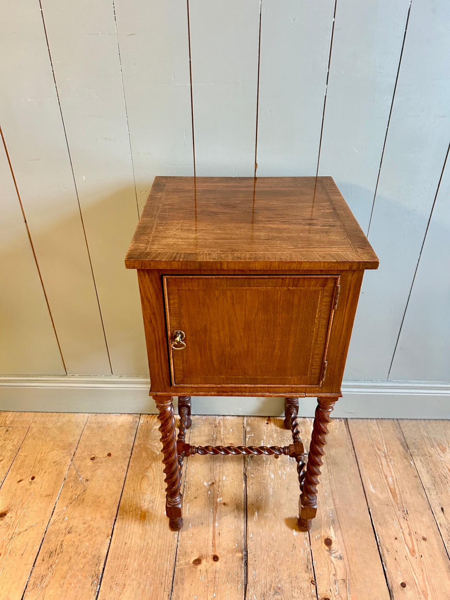 Antique Victorian Bedside Table