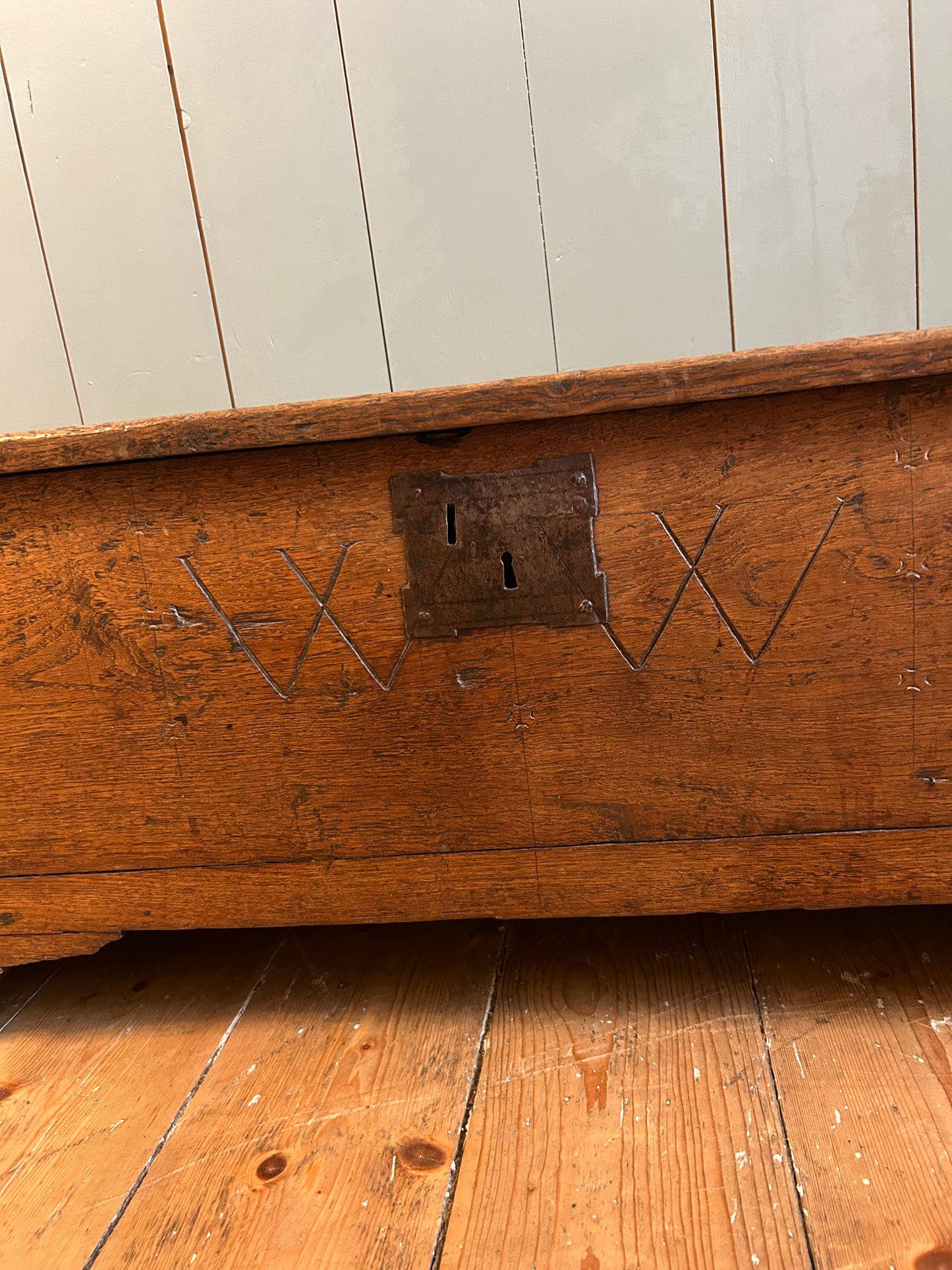 17th Century Long Chest or Box