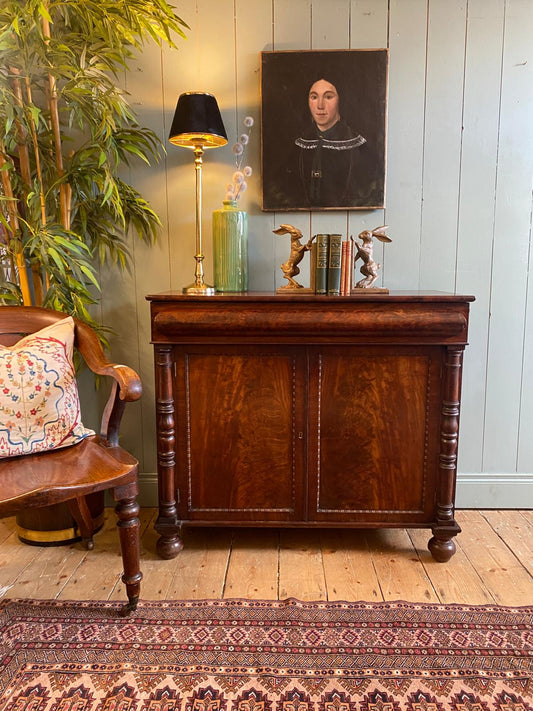 Regency Mahogany Side Cabinet