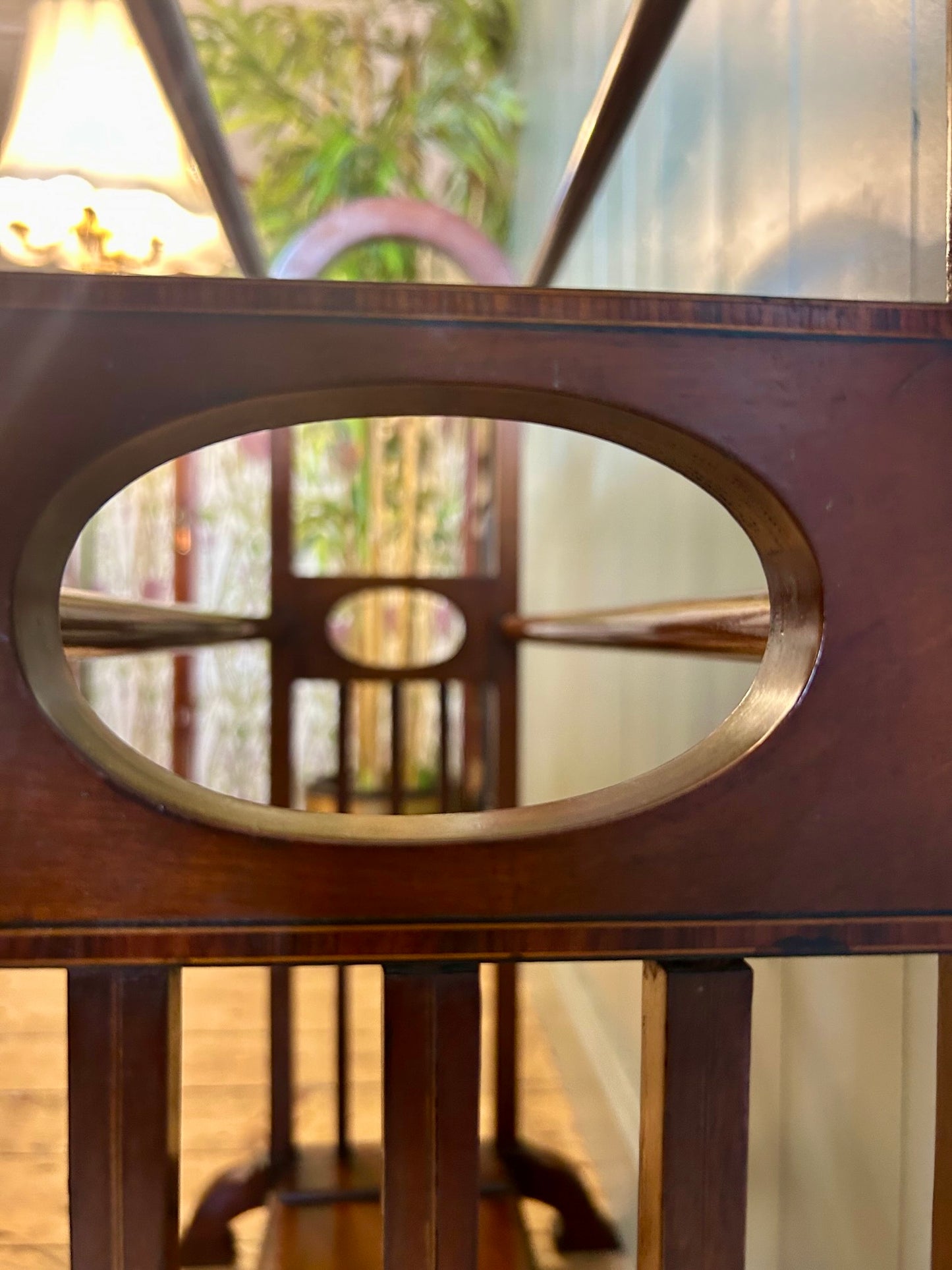 Arts & Crafts Mahogany Towel Rail
