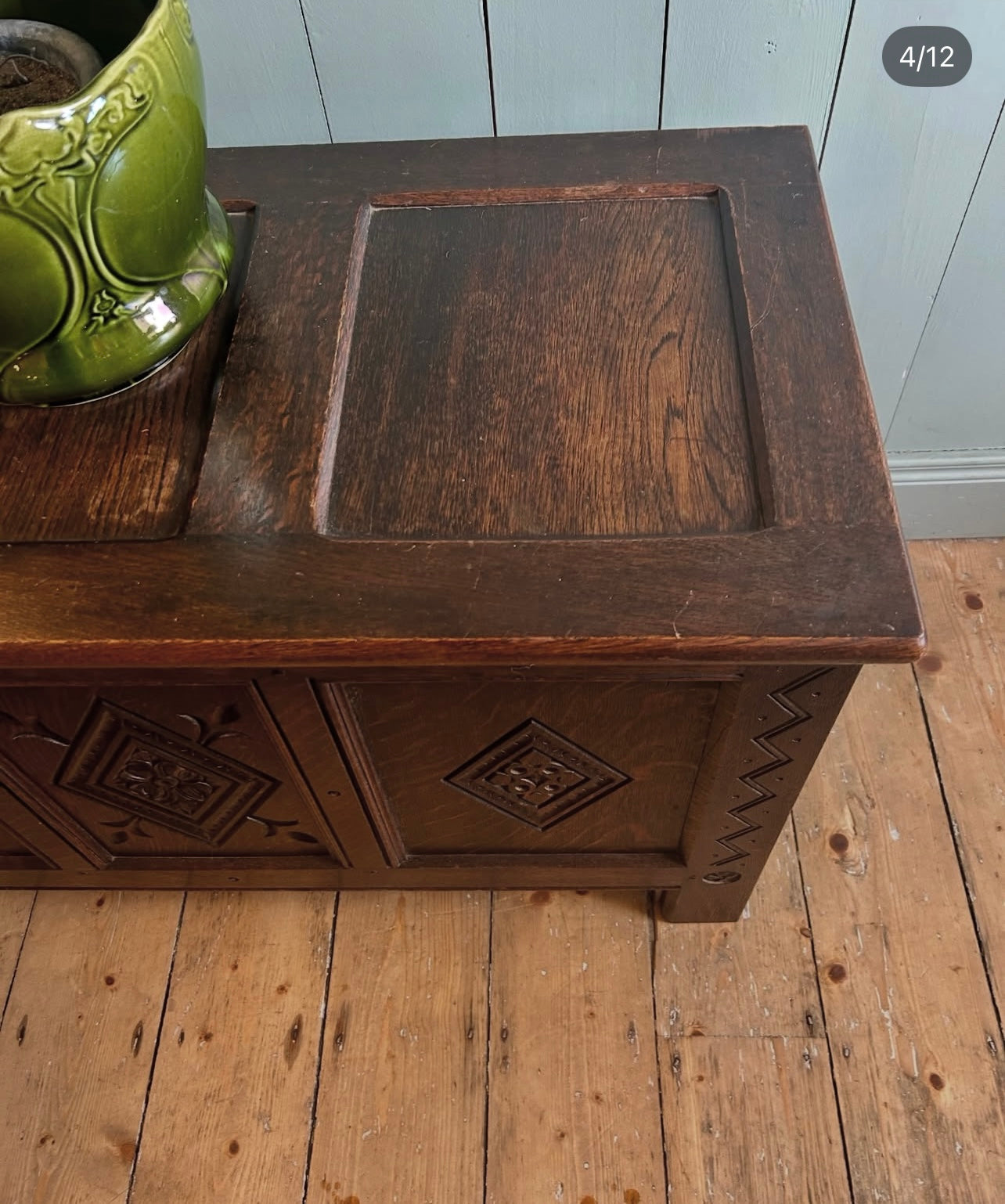Antique Oak Coffer/Chest c1930