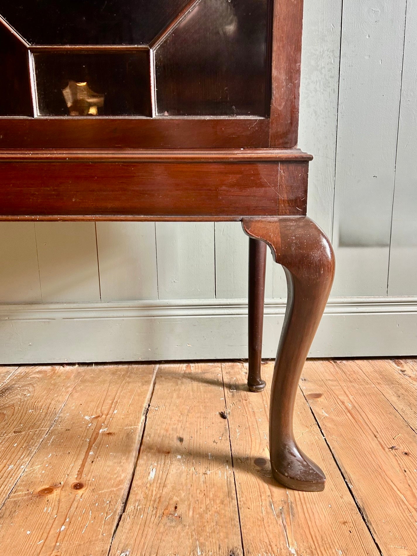 Victorian Astral Glazed Mahogany Bookcase