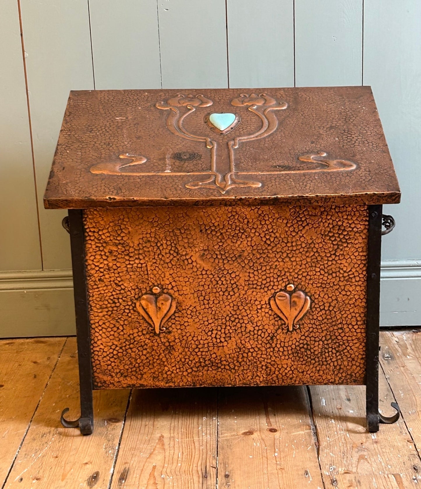 Cornish Arts and Crafts Fireside Box