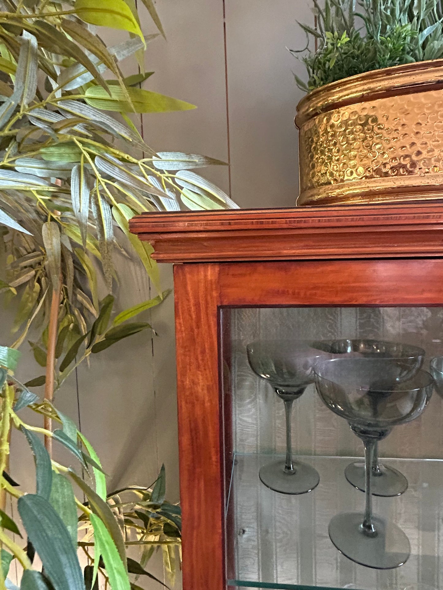Sheraton Revival Display Cabinet