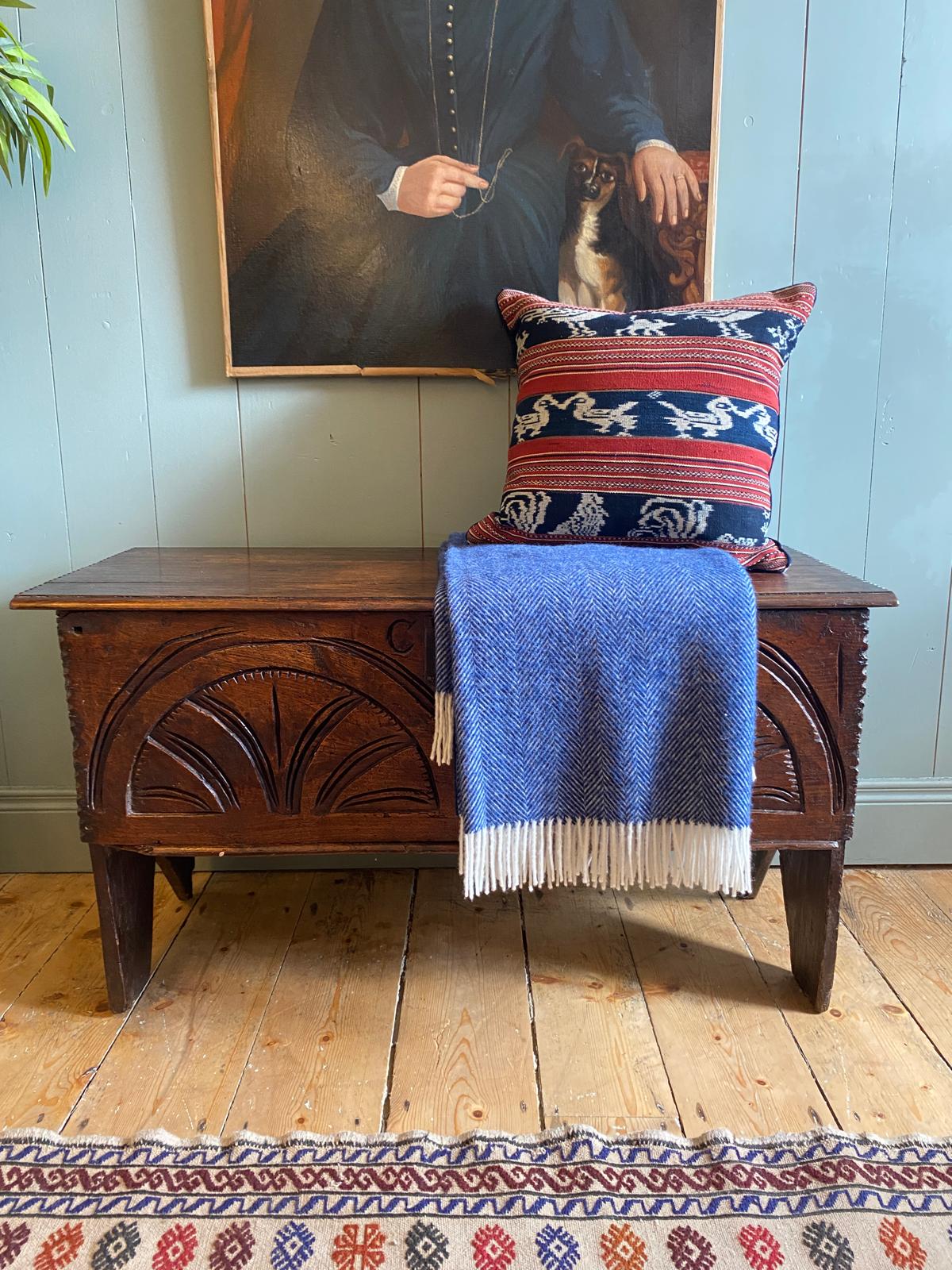 Antique Carved Oak Coffer