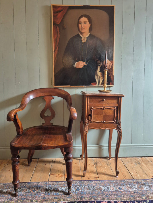 Antique French Bedside Table