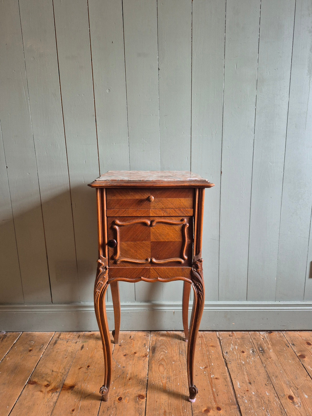 Antique French Bedside Table