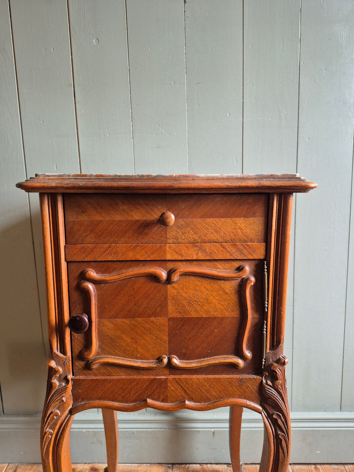 Antique French Bedside Table