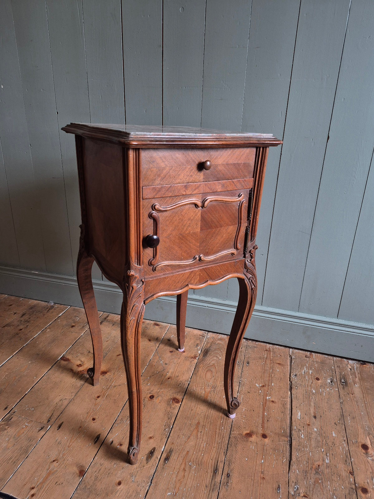 Antique French Bedside Table