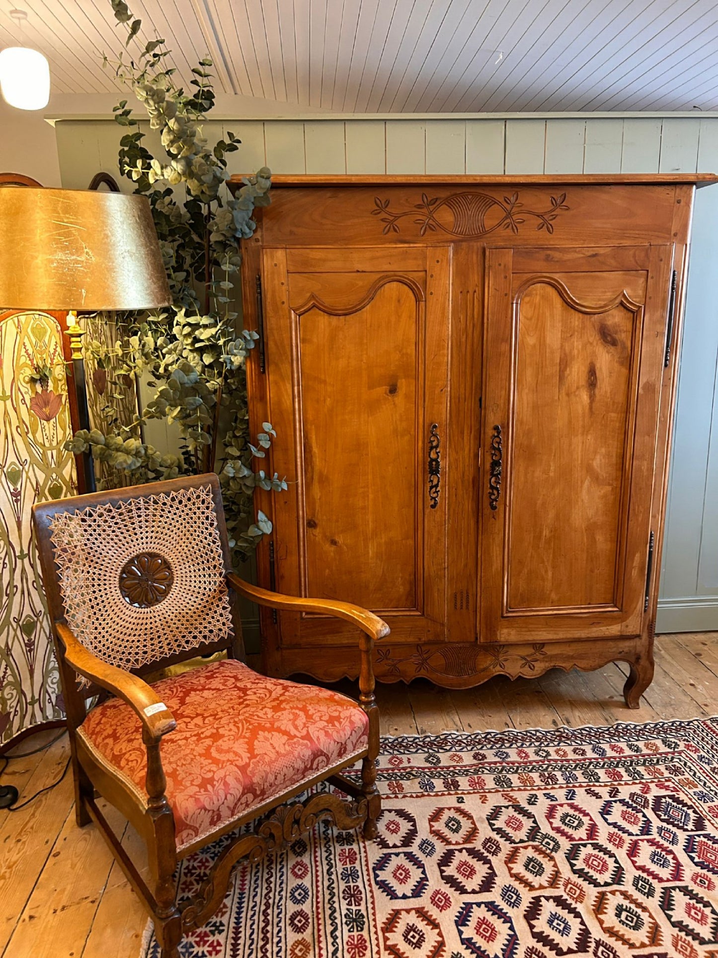 Antique French Oak Wardrobe