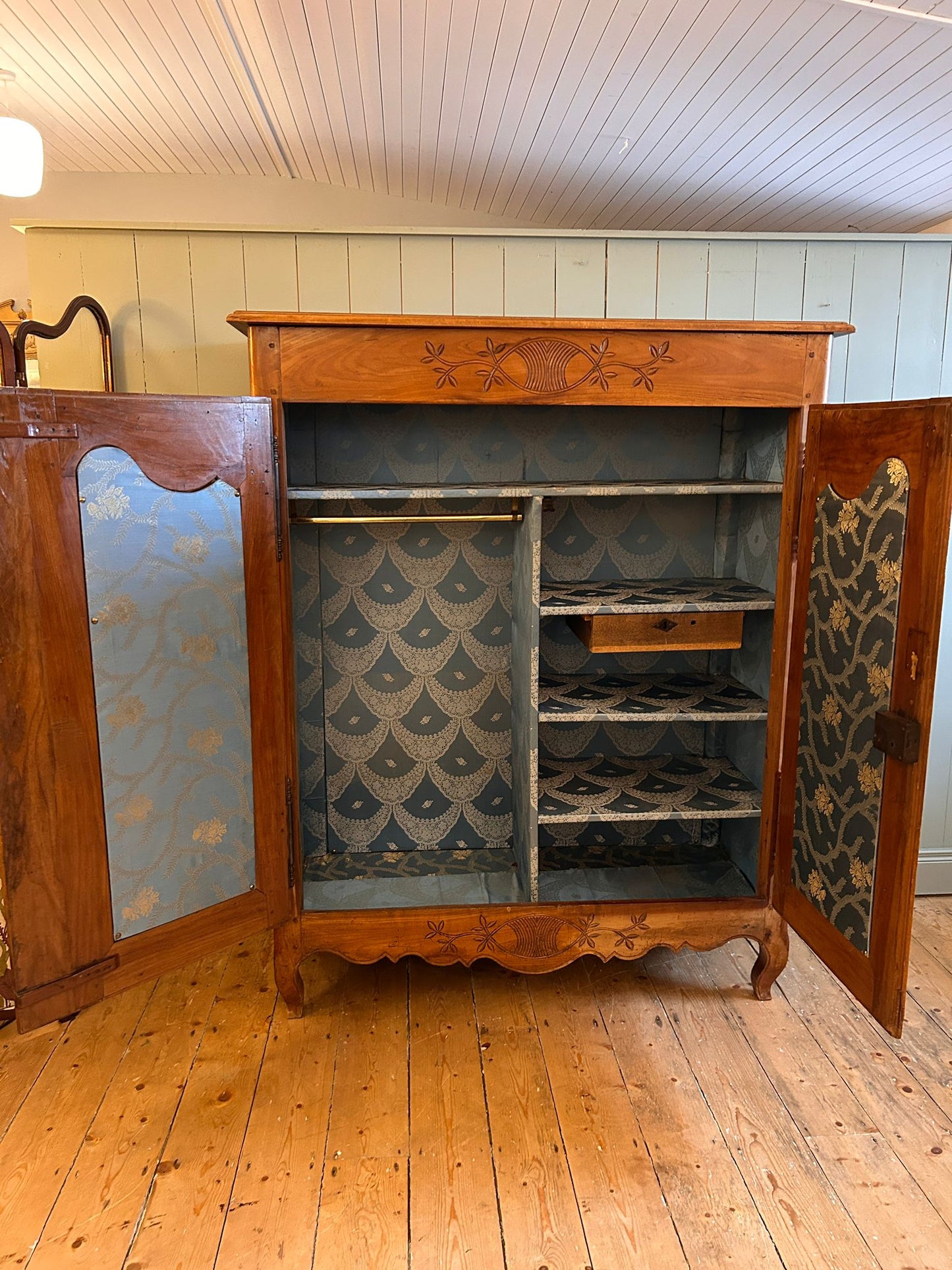 Antique French Oak Wardrobe