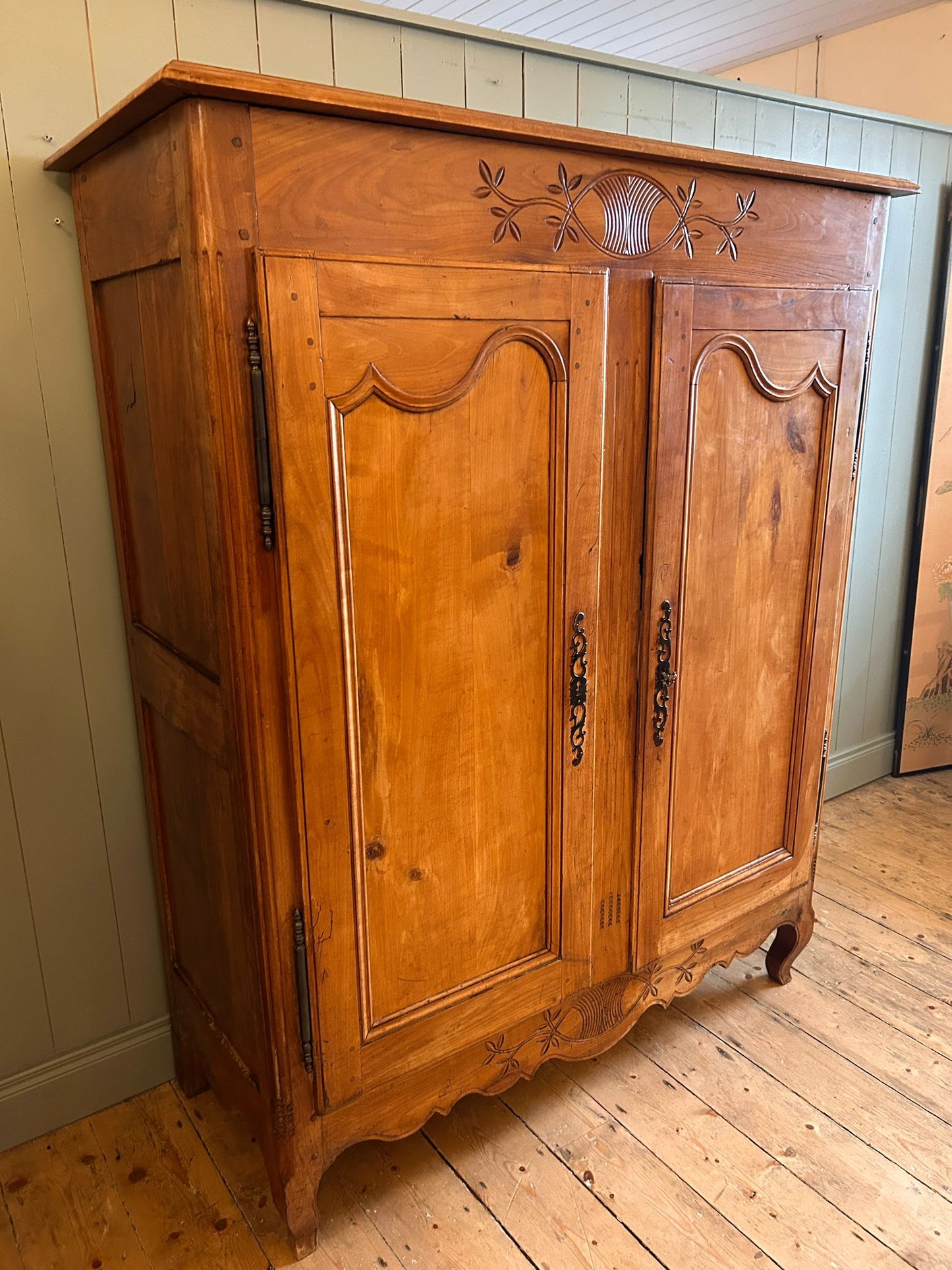 Antique French Oak Wardrobe