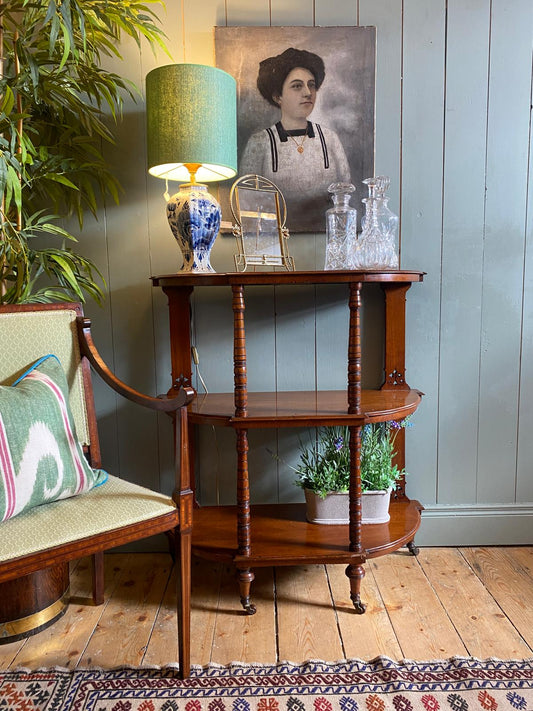 Antique Mahogany Whatnot