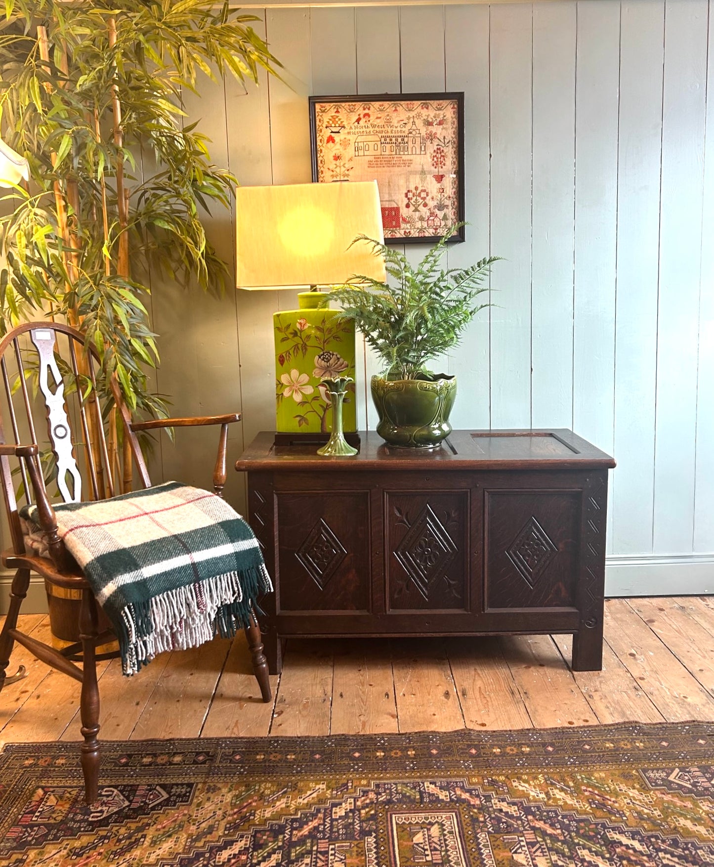 Antique Oak Coffer c1910-1930
