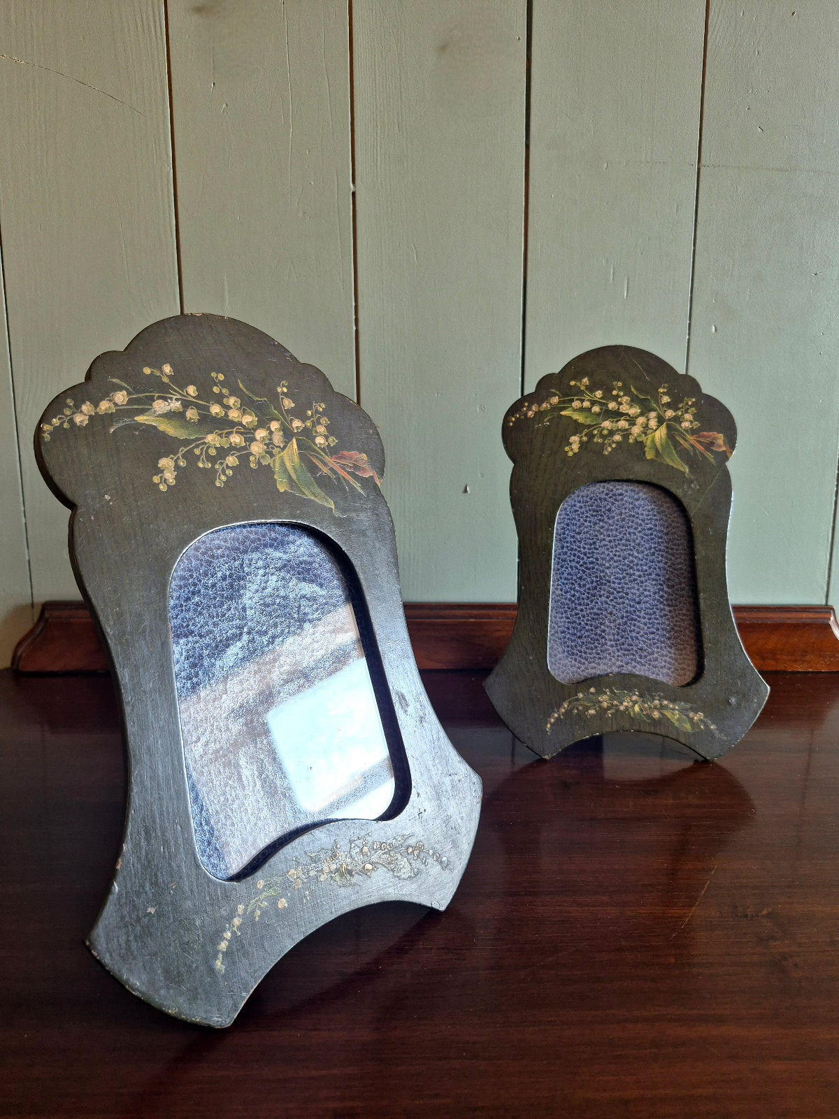 Antique Pair of Paper Mache Frames